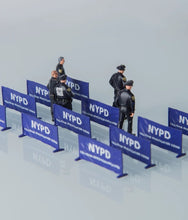 Load image into Gallery viewer, 1:64 Painted Figure Model Miniature Resin Diorama Toy Sand Policeman Police Set