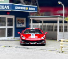 Load image into Gallery viewer, TOC 1:64 Vulcanrot Red 488 Pista Coupe Sports Model Diecast Metal Car New Collection