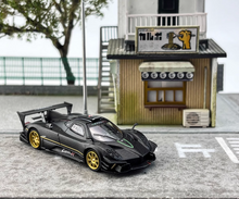 Load image into Gallery viewer, CM 1:64 Black Zonda R Racing Sports Model Diecast Metal Car New Collection