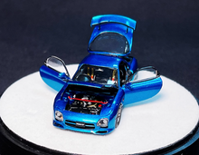 Load image into Gallery viewer, PGM 1:64 Blue JDM RX7 FD 3S Racing Sports Model Diecast Metal Car New Collection