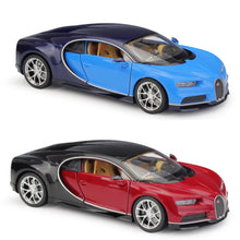 Load image into Gallery viewer, WELLY 1:24 Chiron Super Racing Sports Model Diecast Metal Car Display