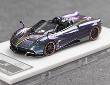 Load image into Gallery viewer, 1:64 Flame Purple Huayra BC Convertible Sports Model Diecast Resin Car New Collection