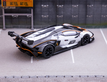 Load image into Gallery viewer, HH 1:64 White Essenza SCV12 Racing Sports Model Diecast Metal Car New Collection