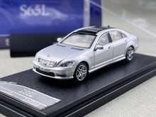 Load image into Gallery viewer, SW 1:64 Silver S65L Mk5 W221 Sedan Sports Model Diecast Metal Car New Collection
