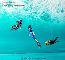 Load image into Gallery viewer, 1:64 Painted Figure Mini Model Miniature Resin Diorama Toy Diving Equipment Lady