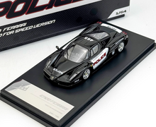 Load image into Gallery viewer, King 1:64 Black NFS Police Enzo Racing Sports Model Diecast Metal Car New Collection