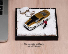 Load image into Gallery viewer, 1:64 Painted Car Model Base Miniature Diorama Toy Road Sand Scenario Snowfield