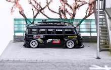 Load image into Gallery viewer, LF 1:64 Black VW T1 Van Camper RWB Kombi Sports Model Diecast Metal Car New