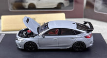 Load image into Gallery viewer, Motorhelix 1:64 Gray JDM Civic Type R FL5 Sports Model Diecast Metal Car New