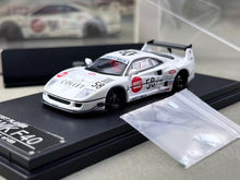 Load image into Gallery viewer, SW 1:64 White F40 LBWK #58 Racing Sports Model Diecast Metal Car New Collection