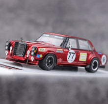 Load image into Gallery viewer, Glory 1:64 HEC Red 300SEL AMG #77 Sedan Sports Model Diecast Metal Car New Collection