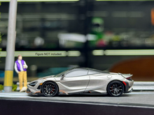 Load image into Gallery viewer, CM 1:64 Silver 765LT Racing Sports Model Diecast Metal Car New Collection