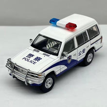 Load image into Gallery viewer, DBGT 1:64 White Police Pajero V31 SUV ORV Sports Model Diecast Metal Car New Collection
