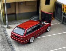 Load image into Gallery viewer, Mortal 1:64 Red E34 Touring Wagon Standard Sports Model Diecast Metal Car New Collection