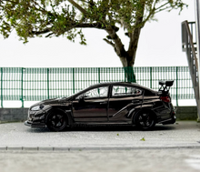 Load image into Gallery viewer, CM 1:64 Plating Black Impreza WRX Varis Sports Model Diecast Metal Car New Collection