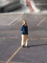 Load image into Gallery viewer, 1:64 Painted Figure Mini Model Miniature Car Scenes Resin Toy Casual Pocket Girl