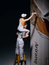 Load image into Gallery viewer, 1:64 Painted Figure Mini Model Miniature Resin Diorama Painter Worker Graffiti