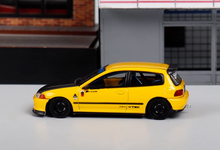 Load image into Gallery viewer, SW 1:64 JDM Yellow EG6 Civic SIR Hatchback Sport Model Diecast Metal Car New Collection