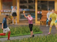 Load image into Gallery viewer, 1:64 Painted Figure Mini Model Miniature Resin Diorama Sand People Referee Man