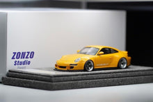Load image into Gallery viewer, 1:64 Laboratory Yellow 997 Widebody Sports Model Diecast Resin Car New Collection