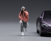 Load image into Gallery viewer, 1:64 Painted Figure Model Miniature Resin Diorama Toy Sand Casual Wearing Girl
