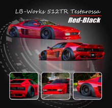 Load image into Gallery viewer, Star 1:64 Red Black Testarossa 512TR LB Sports Model Diecast Metal Car New Collection