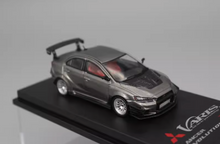 Load image into Gallery viewer, CM 1:64 Grey Evolution EVO Lancer X Varis Sports Model Diecast Metal Car New
