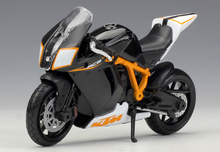 Load image into Gallery viewer, Bburago 1:18 Black 1190 RC8 R KTM Sports Model Diecast Metal Motorcycle New