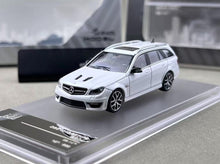 Load image into Gallery viewer, King 1:64 White C63 S204 Wagon Touring Sports Model Diecast Metal Car New Collection