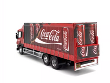 Load image into Gallery viewer, 1:76 Red Coke Scania 94D Delivery Container Truck Model Diecast Metal Car New Collection