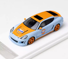 Load image into Gallery viewer, MK 1:64 Blue Gulf Gemballa Coupe Sports Model Diecast Resin Car New Collection