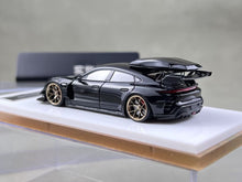 Load image into Gallery viewer, 404Error 1:64 Black Taycan Roof Box Racing Sports Model Diecast Resin Car New Collection