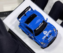 Load image into Gallery viewer, KR 1:64 Blue LBWK GTR R35 #12 Cute Q Sports Model Diecast Resin Car New Collection