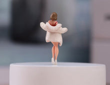Load image into Gallery viewer, 1:64 Painted Figure Model Miniature Resin Diorama Sand Bikini Fur Beauty Lady
