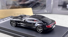 Load image into Gallery viewer, MJ 1:64 Black One-77 V12 Coupe Super Racing Sports Model Diecast Metal Car New Collection