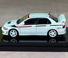 Load image into Gallery viewer, HJ 1:64 White Rally Evolution EVO VII Lancer Sport Model Diecast Metal Car New