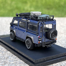 Load image into Gallery viewer, Master 1:64 Blue Defender SUV Van Camper Sport Model Diecast Metal Car
