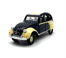 Load image into Gallery viewer, 1:76 Black 1986 2CV Classic Sports Model Diecast Metal Car New Collection