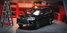 Load image into Gallery viewer, JKM 1:64 Black 2016 LX570 SUV Off Road Sports Model Diecast Metal Car New