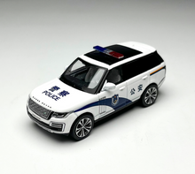 Load image into Gallery viewer, Masdi 1:64 White Police Range Rover SUV Sports Model Diecast Metal Car New Collection