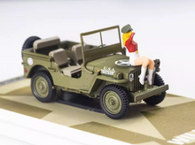 Load image into Gallery viewer, TM 1:64 Military Wellys MB Figure Model Diecast Metal Car New Collection