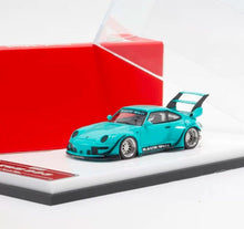 Load image into Gallery viewer, Scalemini 1:64 Green RWB 993 911 Racing Sports Model Diecast Resin Car New Collection