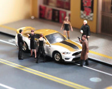 Load image into Gallery viewer, 1:64 Painted Figure Model Miniature Resin Diorama Sand Six Killers Man Lady Set