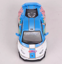 Load image into Gallery viewer, King 1:64 Blue Miku LP610 Huracan LBWK Sports Model Diecast Metal Car New