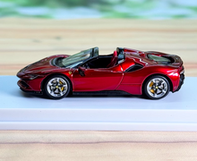 Load image into Gallery viewer, SOLO 1:64 Red SF90 Convertible Super Racing Sports Model Diecast Metal Car New