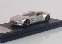 Load image into Gallery viewer, MJ 1:64 Silver One-77 V12 Coupe Super Racing Sport Model Diecast Metal Car New Collection