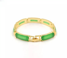 Load image into Gallery viewer, Nature Jade Beaded Bracelet Jewelry Blessing Lucky Fortune Gift For Her Green g