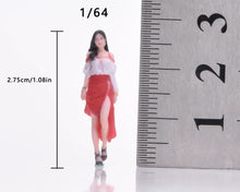 Load image into Gallery viewer, 1:64 Painted Figure Model Miniature Resin Diorama Toy Sand Girl Pretty Beauty