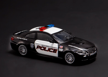 Load image into Gallery viewer, Fine 1:64 Black Police NSF M3 E92 Coupe Sports Model Diecast Metal Car New Collection
