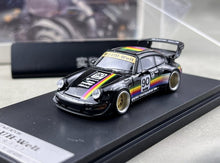 Load image into Gallery viewer, SW 1:64 Black RWB 964 #90 Classic Sports Model Diecast Metal Car New Collection
